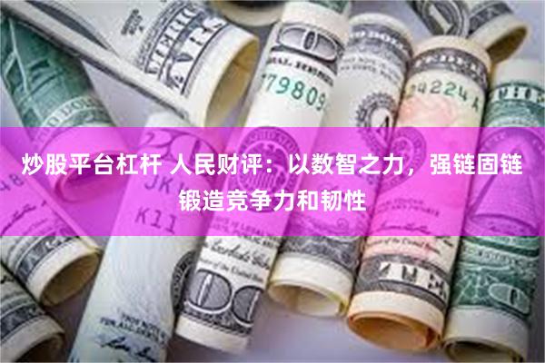 炒股平台杠杆 人民财评：以数智之力，强链固链锻造竞争力和韧性