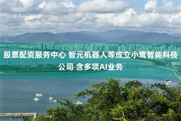股票配资服务中心 智元机器人等成立小鹭智能科技公司 含多项AI业务